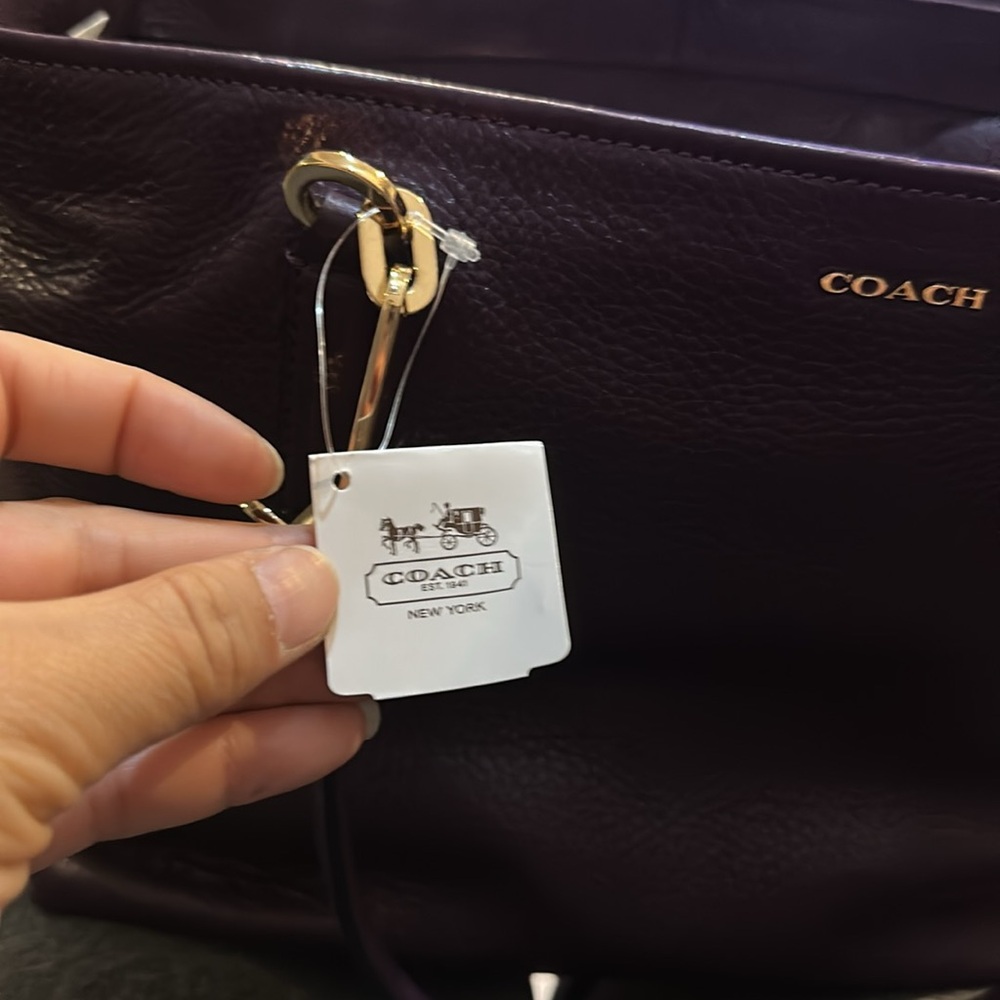 NEW w/tags Coach Madison West Shopper Tote Bag - Picture 8 of 9